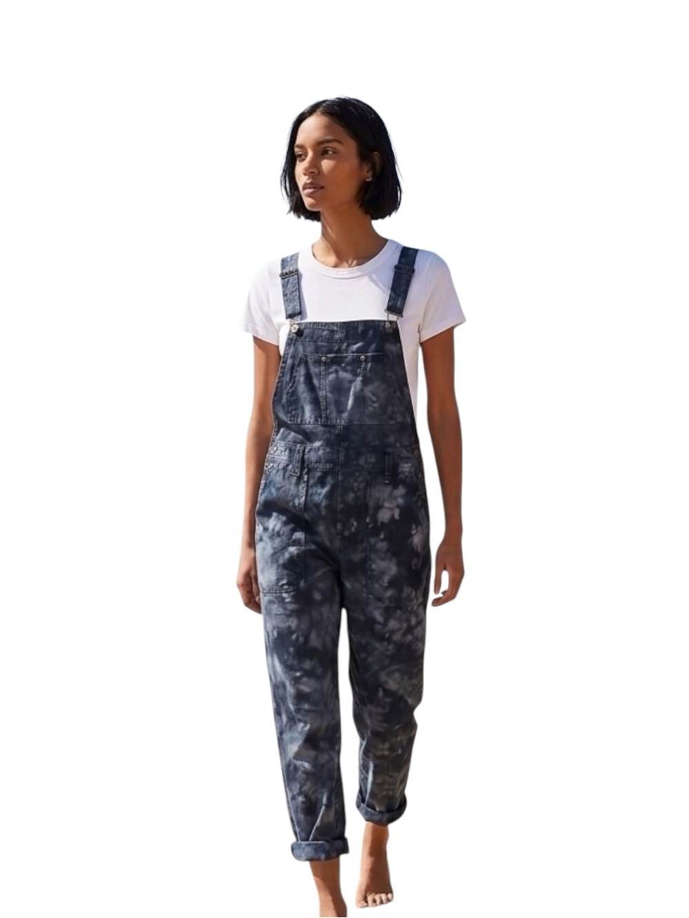 Anthropologie The Wanderer Blue Denim Overalls Size 28